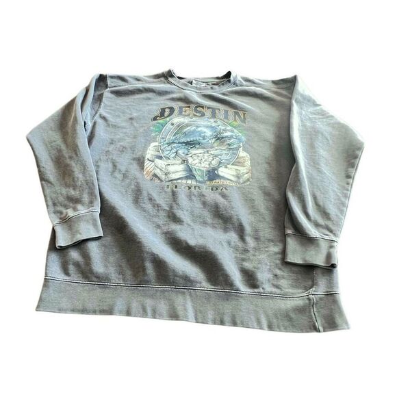 Comfort Color Destin Emerald Coast Florida sweatshirt size XL - Picture 1 of 6